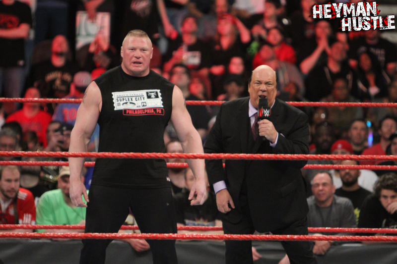 The Heyman Hustle Covers Brock Lesnar and Paul Heyman in Philadelphia ...