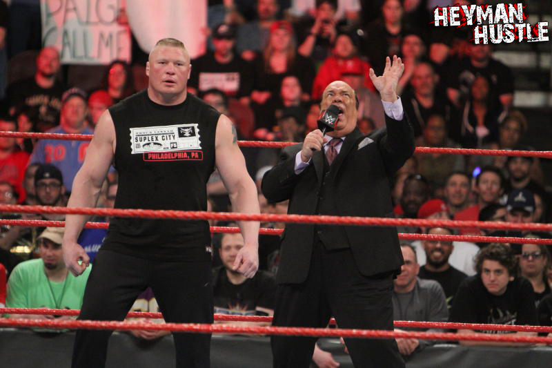 The Heyman Hustle Covers Brock Lesnar and Paul Heyman in Philadelphia ...